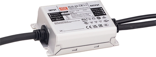 Schaltnetzteil Mean Well IP67 Frontansicht