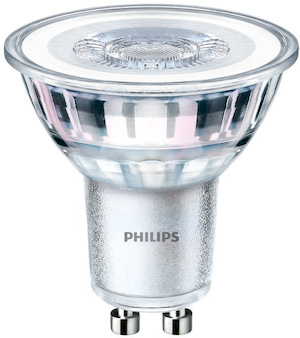 Philips LED-Lampe CorePro LEDspot GU10 Frontansicht