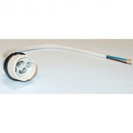 Rutec Leuchtenzubehör GZ10+GU10 Fassung mit Zuleitung VDE zertifiziert