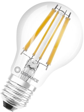 LED-Glühbirne E27 11W warmweiß Frontansicht