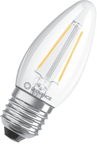 LED-Lampe E27 4.8W dimmbar Frontansicht