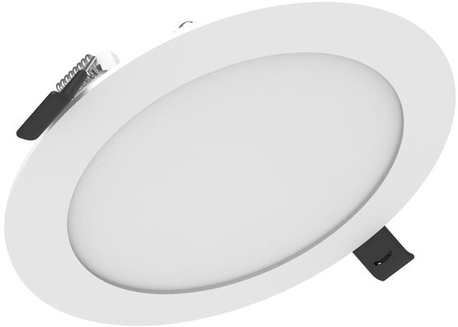 Downlight Ledvance DL SLIM ALU D150 V 13W MS 840 WT Frontansicht
