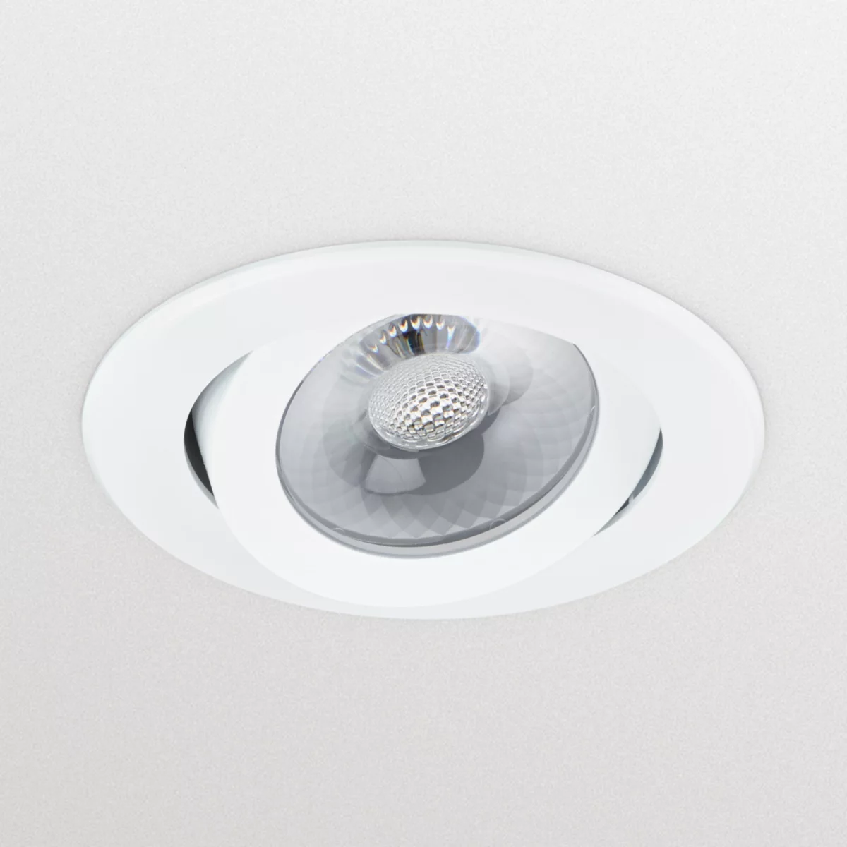 Philips LED-Leuchte RS151B Frontansicht mit warmweißem Licht