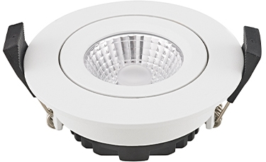 Sigor Einbauspot 6W 360lm 2700-2100K weiß dimmbar Frontansicht