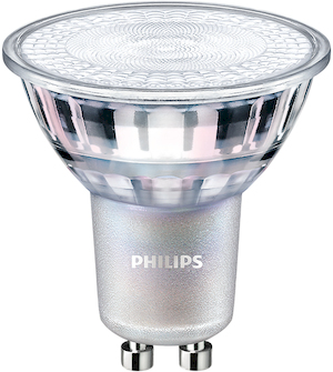 Philips LED-Lampe MAS LEDspot VLE D 4.9-50W GU10 930 36D Frontansicht