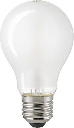 Sigor LED-Lampe 7W E27 matt, warmweißes Licht, Frontansicht