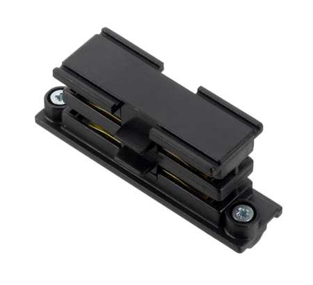 Nordic Aluminium Stromschienensystem Linearverbinder schwarz Frontansicht