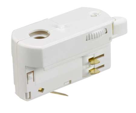 Nordic Aluminium Stromschienensystem Adapter Frontansicht weiß