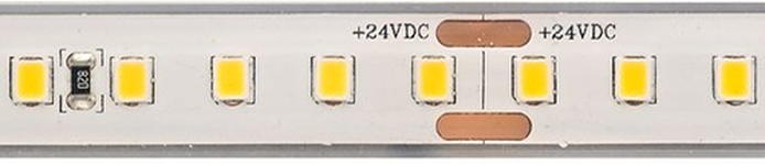 Sigor LED Flexband 9,6W/m 3000K 5m 128 LED/m IP68 24V 1296lm RA90 Frontansicht