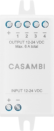 4-Kanal-PWM-Dimmer Casambi PWM4WCM Frontansicht