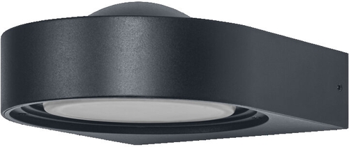 Smart LED-Wandleuchte mit WLAN-Funktion, Runddesign, Frontansicht