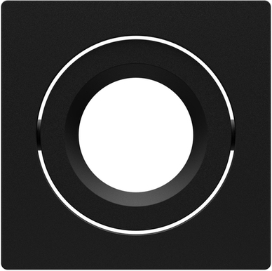 LED-Ringlicht mit verstellbarem Lichtkegel in quadratischer Form