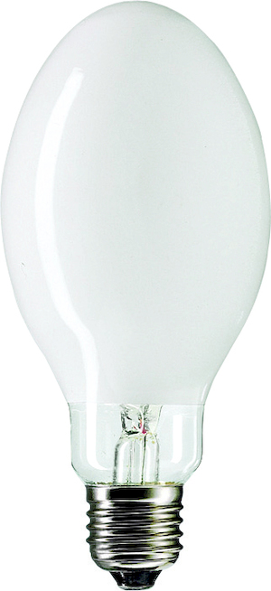 Philips Entladungslampe MASTER CityWh CDO-ET Plus 50W/828 E27 Frontansicht