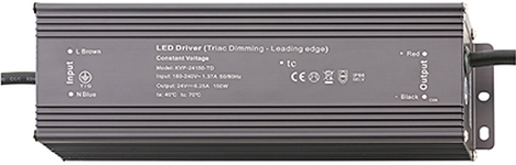 Sigor LED Netzteil Powerline Treiber Triac Outdoor 80W 24V Frontansicht