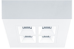 LED-Deckenleuchte MIRL MINI A LED1200-830 EVG Frontansicht