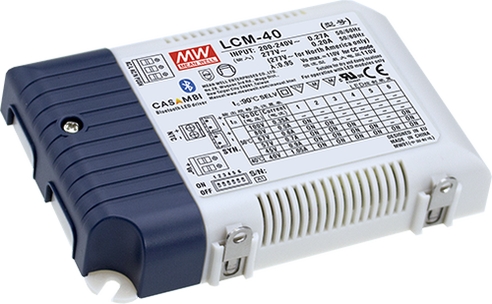 Schaltnetzteil Mean Well CC 42W 0,35A-1,05A Casambi Frontansicht