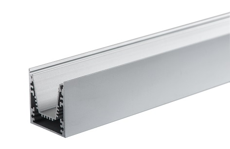 ALU-Profil 30/32 2 Meter für LED-Streifen, Frontansicht