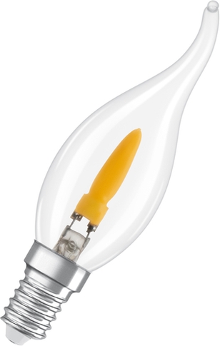 LED-Flammeneffekt-Lampe von Osram, warmweißes Licht, Hauptbild Frontansicht