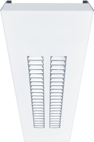 Zumtobel LE FE 2/28 M625L12 4600-840 LENS EVG Deckenleuchte Frontansicht