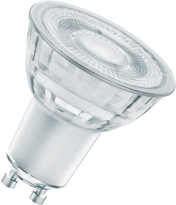 LED GU10 Strahler 4,7W warmweiß 230V Frontansicht
