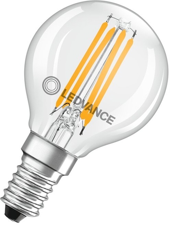 LED-Lampe E14 mit warmweißem Licht 2.5W Frontansicht