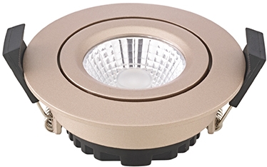 Sigor Einbauleuchte 68 Diled 6W 3000K dimmbar Frontansicht
