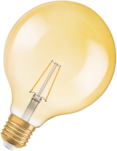 LED-Lampe von Ledvance, 2,8W, Frontansicht