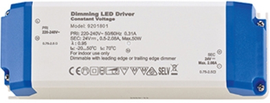 Sigor LED Netzteil 50W 24VDC Frontansicht