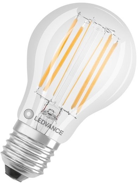 LED-Glühbirne Ledvance LED CLA75 7.5W 827 Frontansicht