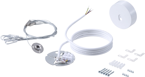 Philips LED-Leuchte RC159Z Suspension Set SME-3 WH Frontansicht