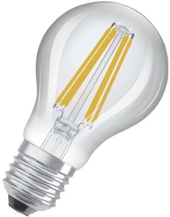 LED-Lampe E27 mit warmweißem Licht 830 Frontansicht