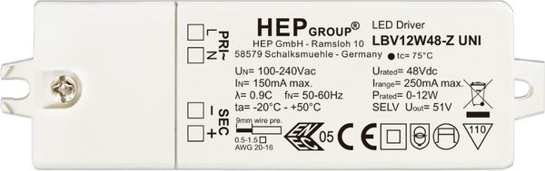 Spannungsgesteuerte LED Netzteile (12 Volt)