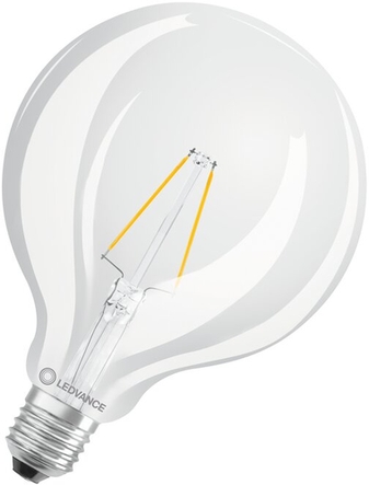 LED-Glühbirne E27 2.5W 827 Filament für warmes Licht