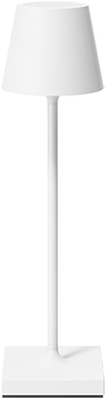 Sigor Akku-Tischleuchte Nuindie pocket 210mm schneeweiß 1,4W Frontansicht
