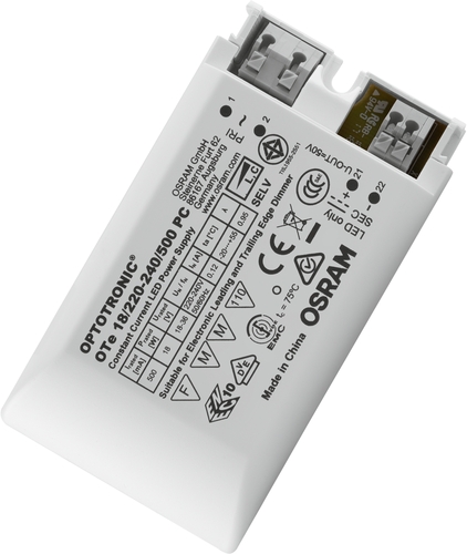 Osram LED Netzteil OTE 18/220-240/500 PC Frontansicht Produktfoto