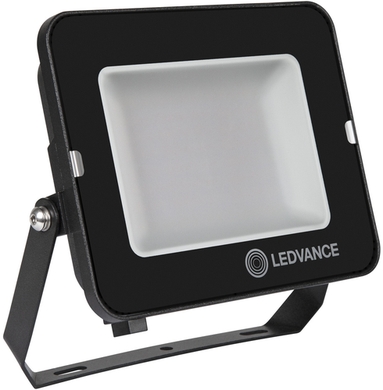 LED-Vollspektrumleuchte FL COMP V 50W840 SYM 100 BK Frontansicht