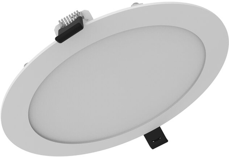 Downlight Ledvance DL SLIM ALU DA D175 V 16W MS 840 WT Frontansicht
