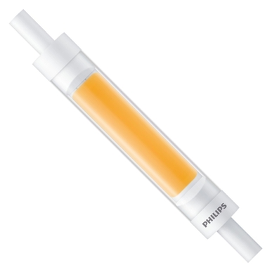 Philips LED-Lampe CorePro R7S 118mm 7.2-60W 830 Frontansicht