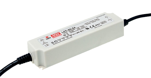 Schaltnetzteil Mean Well IP67 60W 20V 3A Frontansicht