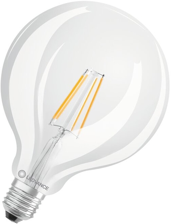 LED-Glühbirne E27 4W 827 Filament für warmes Licht im Produktfoto