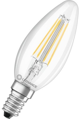 LED-Lampe E14 4W 827 Filament Frontansicht