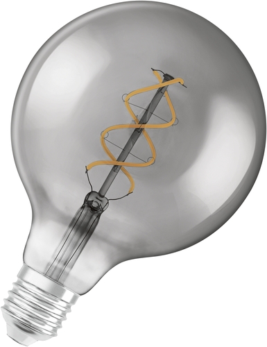LED-Glühbirne von Ledvance, 5W, warmweißes Licht, Frontansicht