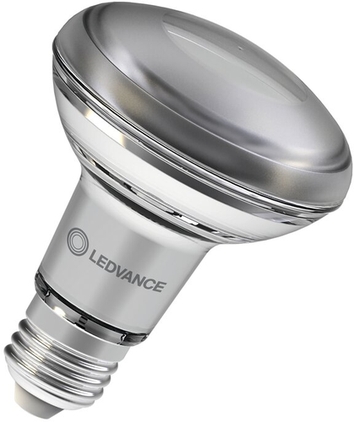 LED-Lampe E27 8.5W dimmbar warmweißes Licht Frontansicht