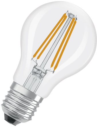 LED-Lampe E27 7.5W 830 FILCL Frontansicht