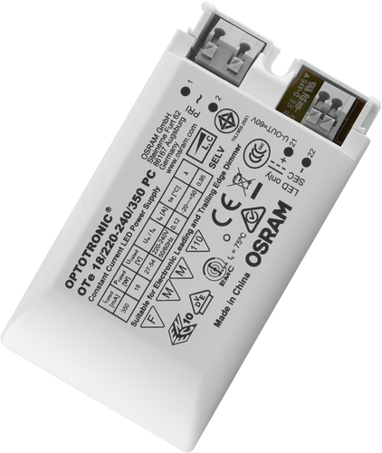 Osram LED Netzteil OTE 18/220-240/350 PC Frontansicht Produktfoto