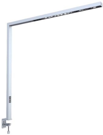 Dotlux LED-Tischleuchte STYLEdesk 80W 4000K in silber Frontansicht