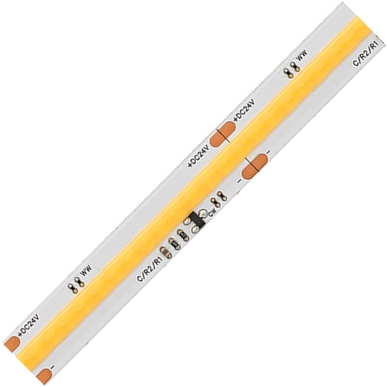 Sigor LED Flexband 12W/m COB DTW LED-Streifen 2700K-2200K 5m 560 LED/m IP20 24V 960lm/m Frontansicht