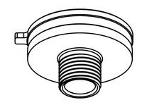 Nordic Aluminium Stromschienensystem XTSA 57/17-9 M10 Schienenzubehör Alu/Grau Frontansicht