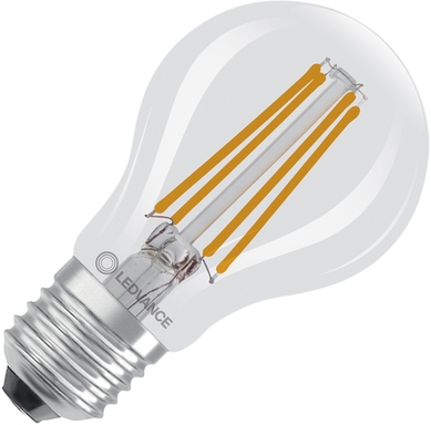 LED CLA75 Glühbirne 7.5W E27 Sockel Frontansicht