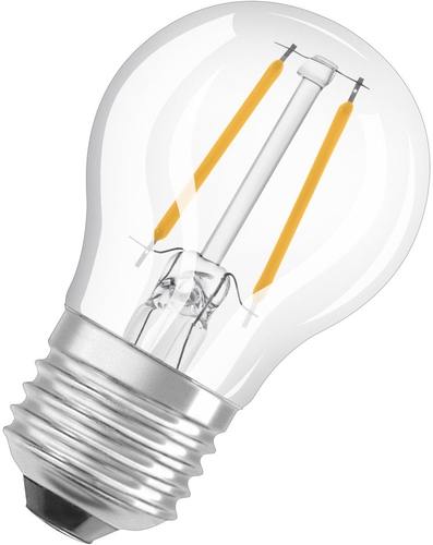 LED-Lampe Osram LEDPCLP25 2,5W E27 Frontansicht
